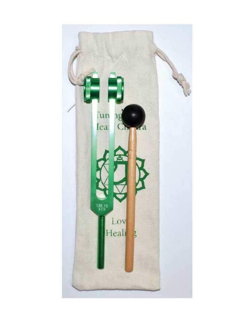 Heart Chakra (Green) Tuning Fork - 8.5&quot;