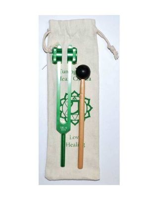 Heart Chakra (Green) Tuning Fork - 8.5&quot;
