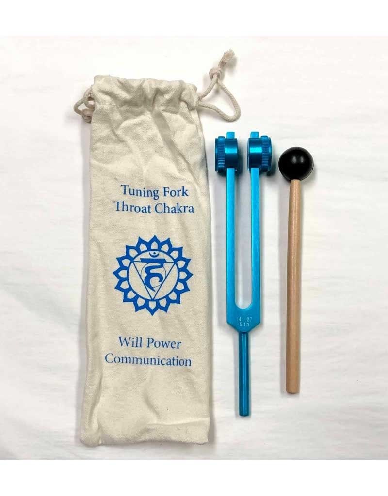 Throat Chakra (Blue) Tuning Fork - 8.5&quot;