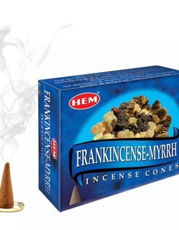 Frankincense &amp; Myrrh HEM Incense Cones