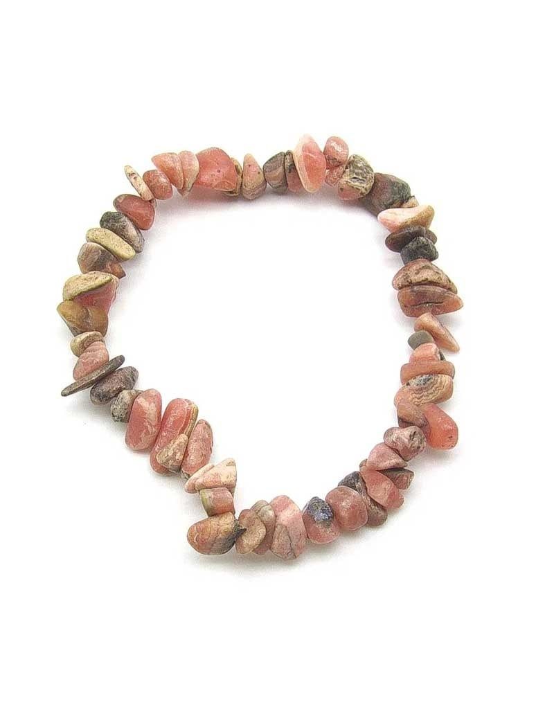 Rhodochrosite - Chip Bracelet