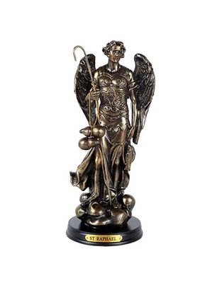Archangel Raphael Statue -  3 1/2" x 3 1/2" x 8 1/4"