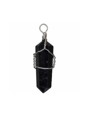 Bloodstone Wrapped Pendant Point