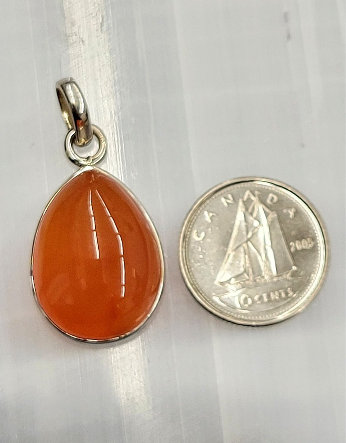 Carnelian I Sterling Silver Pendant