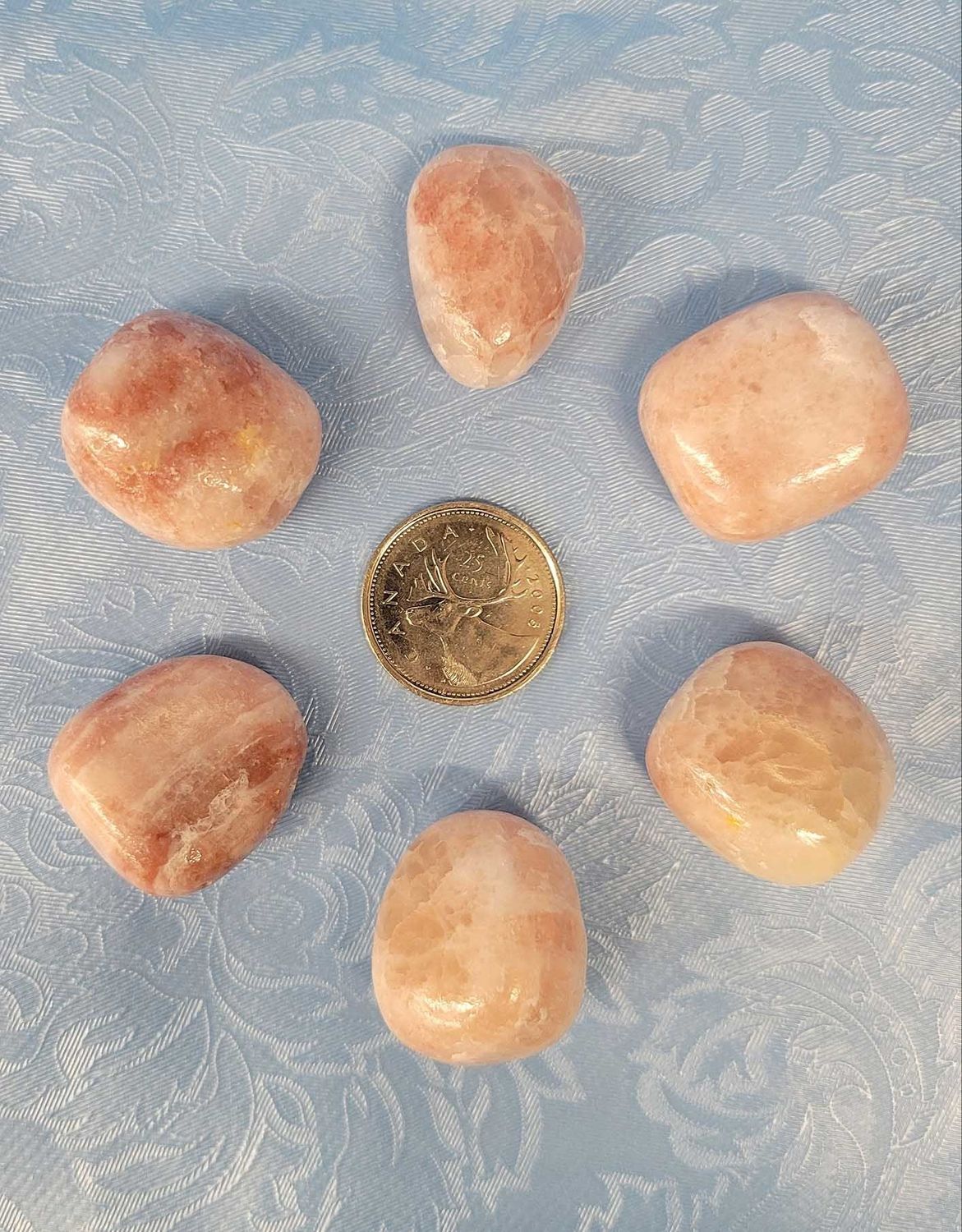 Tumbled Rose Calcite