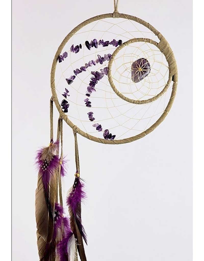 Woodland 6&quot; Dream Catcher - Amethyst