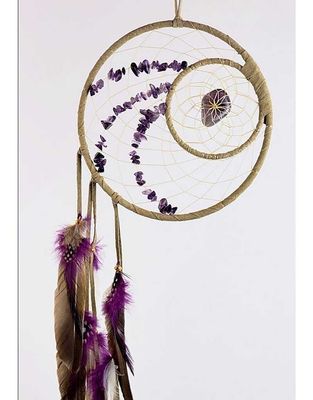 Woodland 6&quot; Dream Catcher - Amethyst
