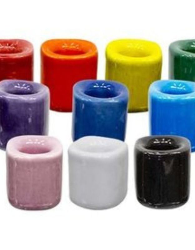 Mini Candle Holder Light Blue