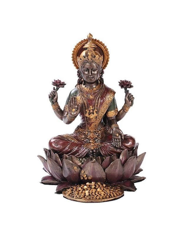 Lakshmi Statue  - 4 3/4&quot; x 5&quot; x 6 1/4&quot;