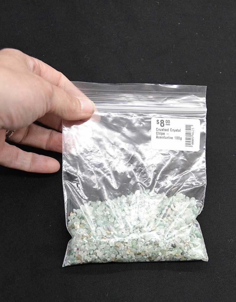 Crushed Crystal Chips - Aventurine 100g