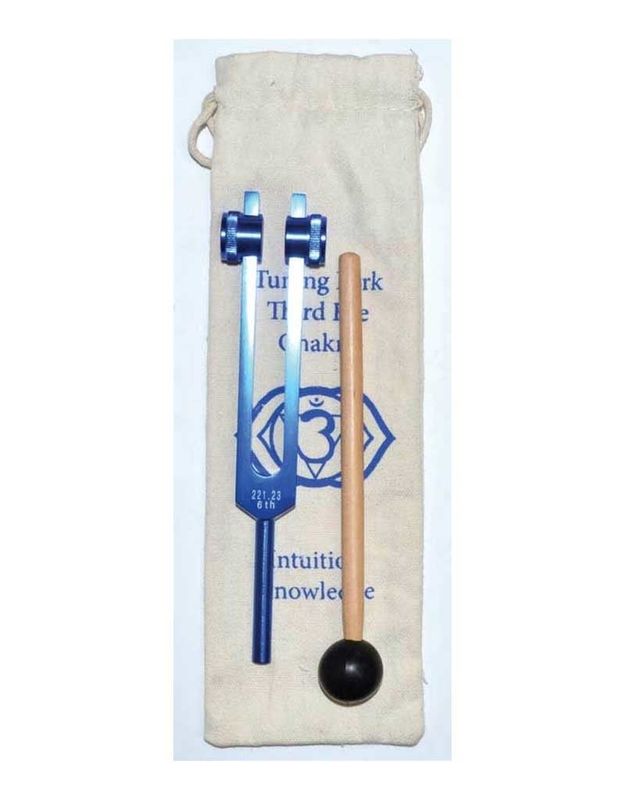 Third Eye Chakra (Dark Blue) Tuning Fork - 8.5&quot;