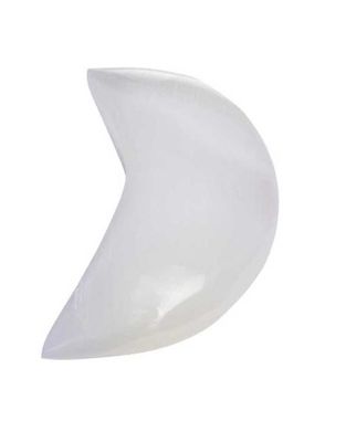 Selenite Puffed Moon Cresent / Soothing Stone