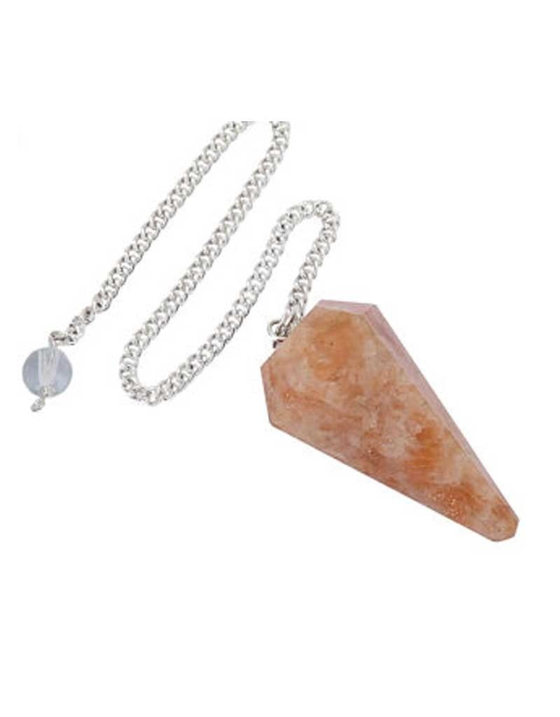 Sunstone Faceted Pendulum