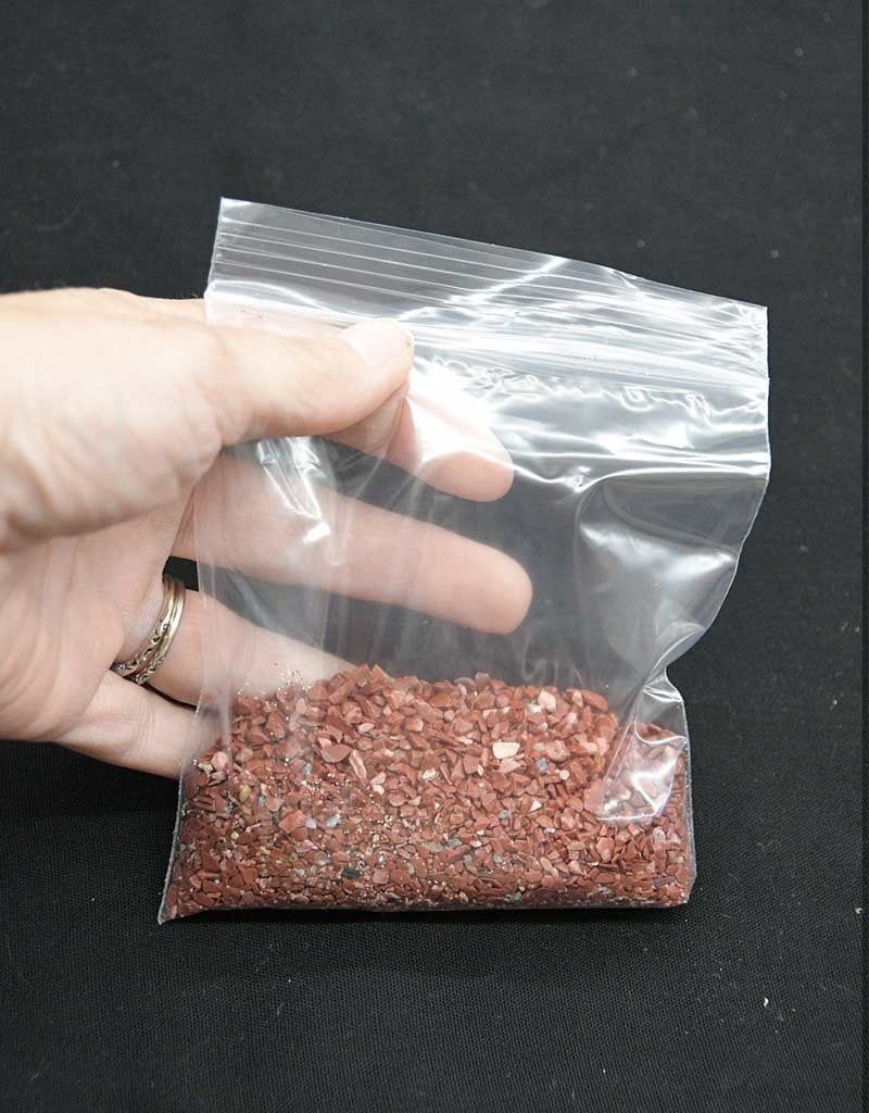 Crushed Crystal Chips - Red Jasper 100 gram