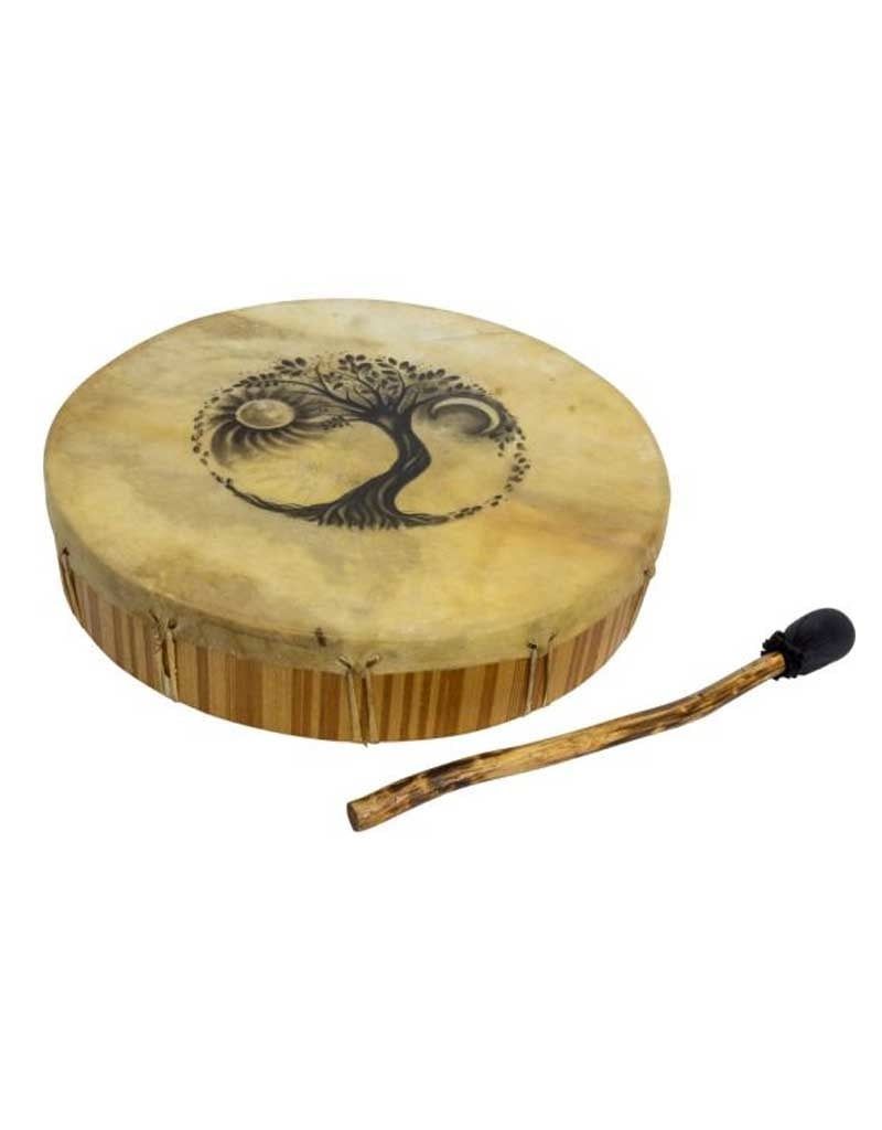 Ceremonial Tree of Life Drum: 12"