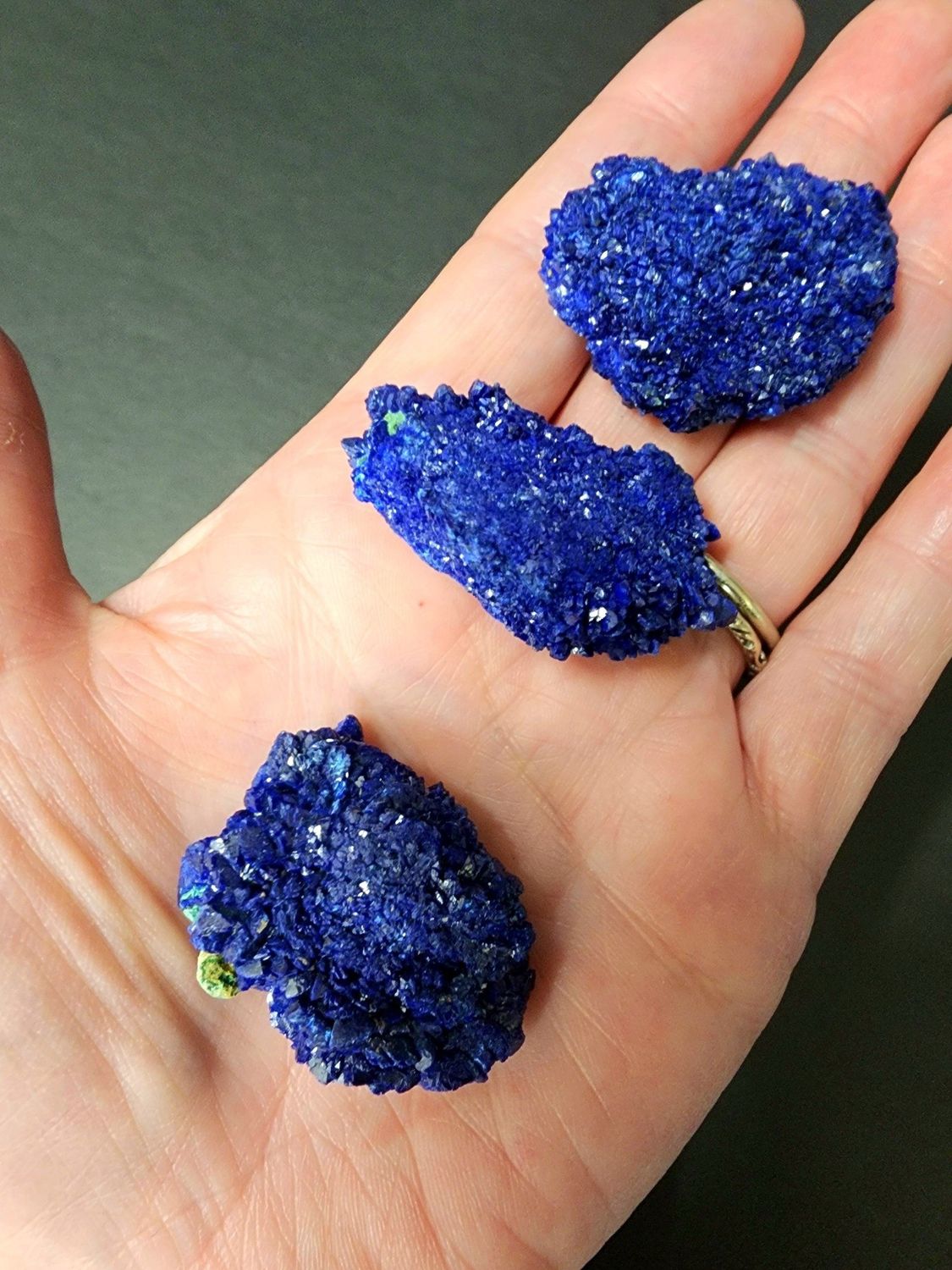 Azurite Raw Clusters