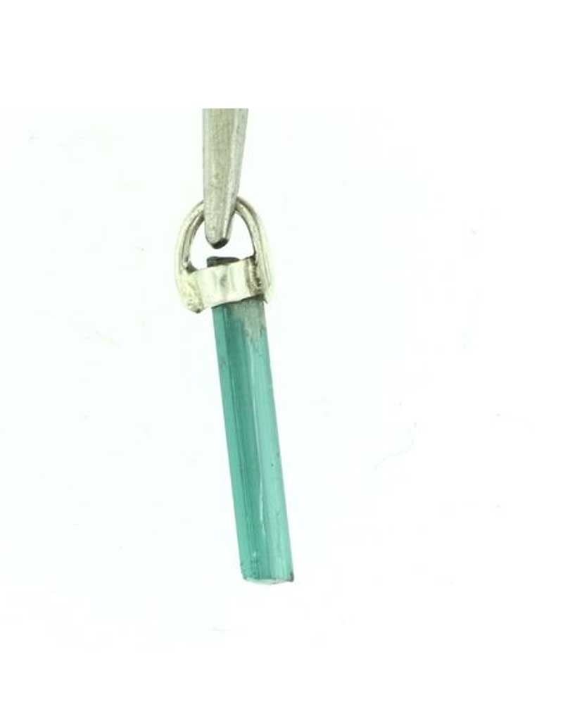 Blue Tourmaline / Indicolite Pendants Sterling Silver