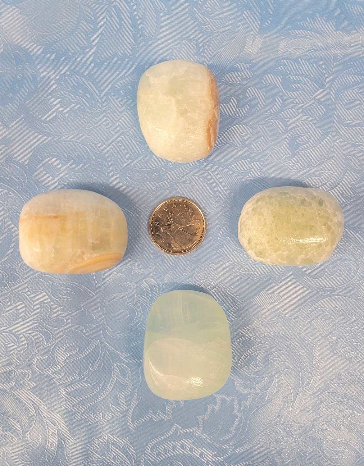 Tumbled Seafoam Calcite