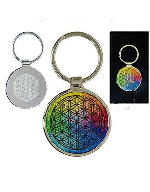 Flower of Life Keychain 1.75&quot;