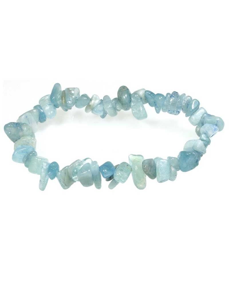 Aquamarine - Chip Bracelet