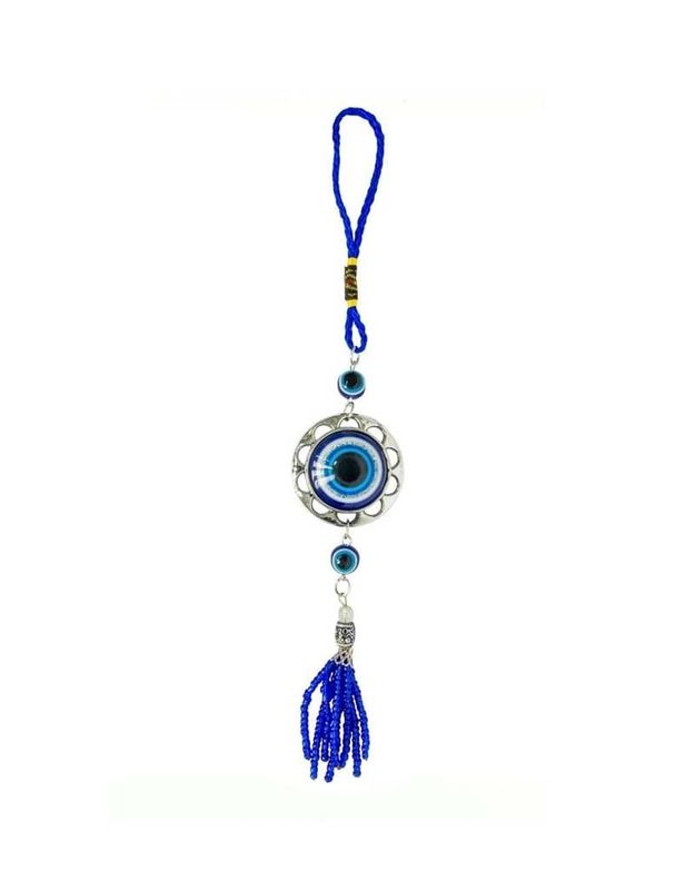 Puffed Evil Eye w/ Talisman 9.5&quot;