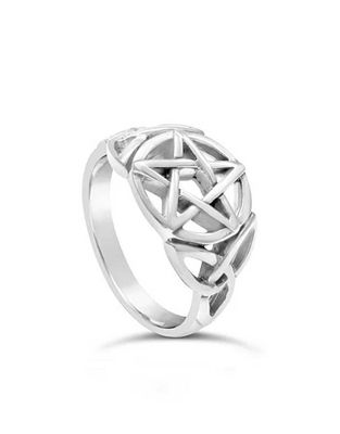 Celtic Circled Pentacle Ring Size 11