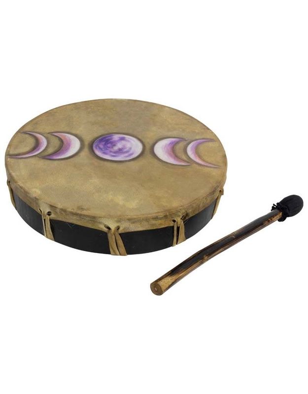 Ceremonial Moon Drum: 12&quot;