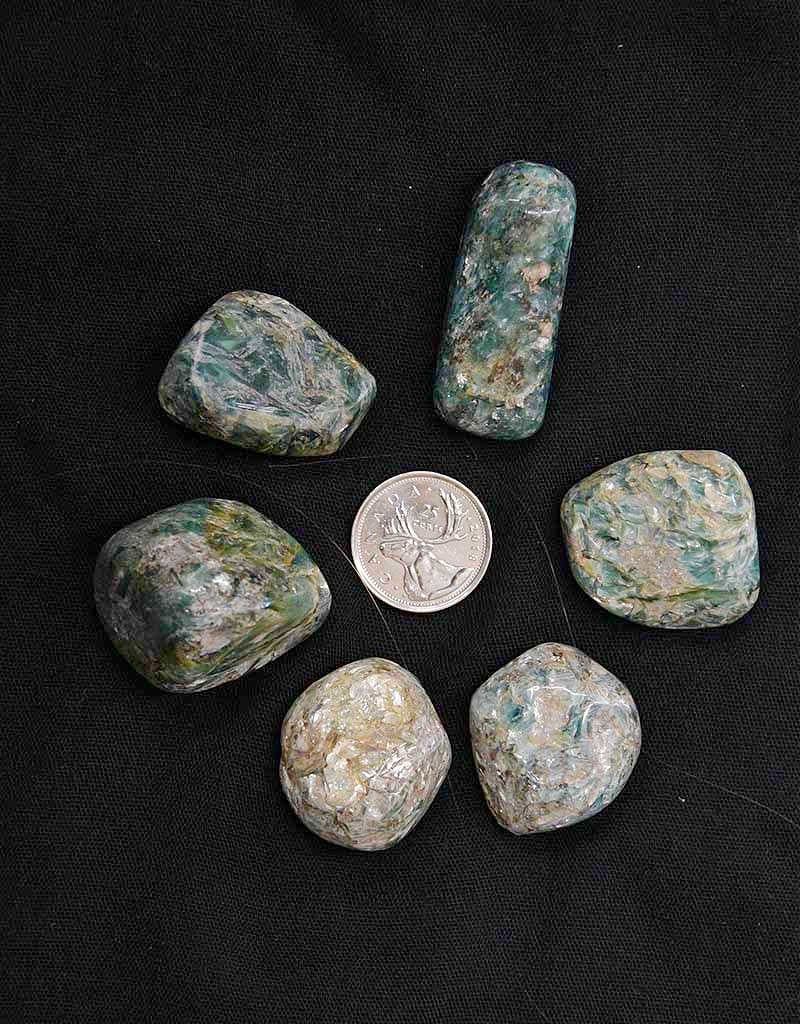 Green Kyanite Tumbled