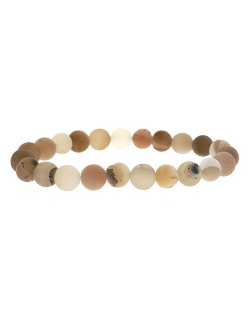 Druzy Agate Natural 8mm Bracelet