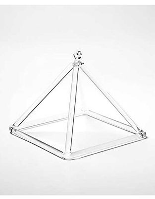 Musical Crystal Pyramid 7&quot; w/ Mallet