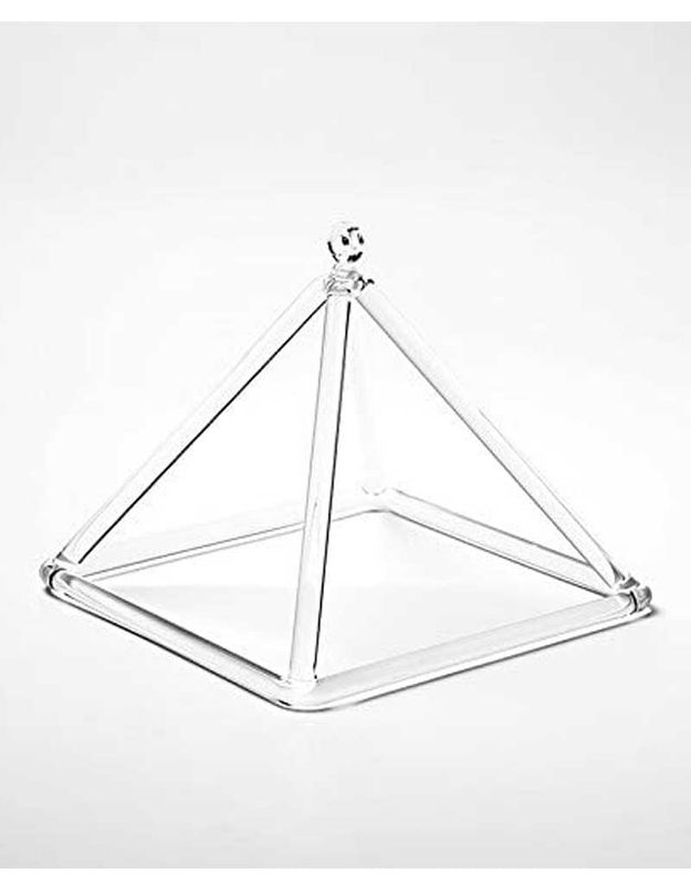 Musical Crystal Pyramid 7&quot; w/ Mallet