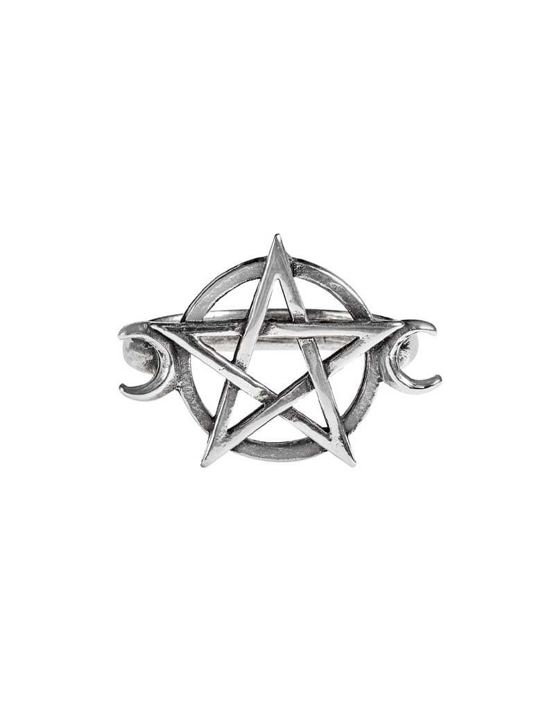 Goddess Pentacle Ring Size 6