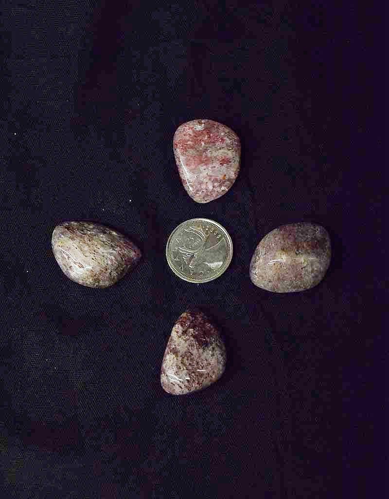 Strawberry Quartz / Red Hematoid Quartz Tumbled