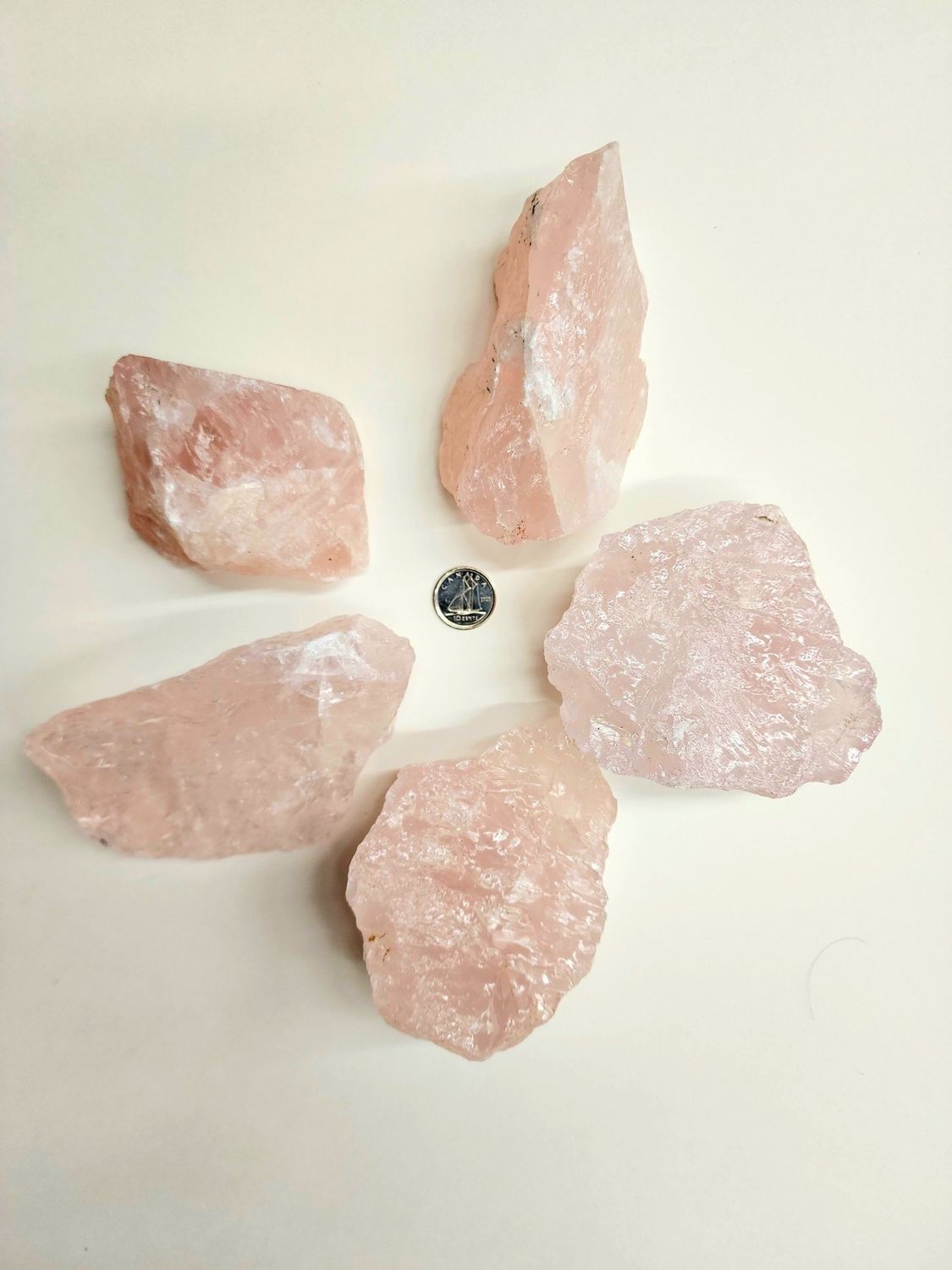 Rose Quartz Raw - Medium