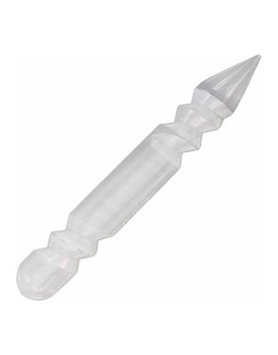Selenite Massage Wand Spiral 6&quot;