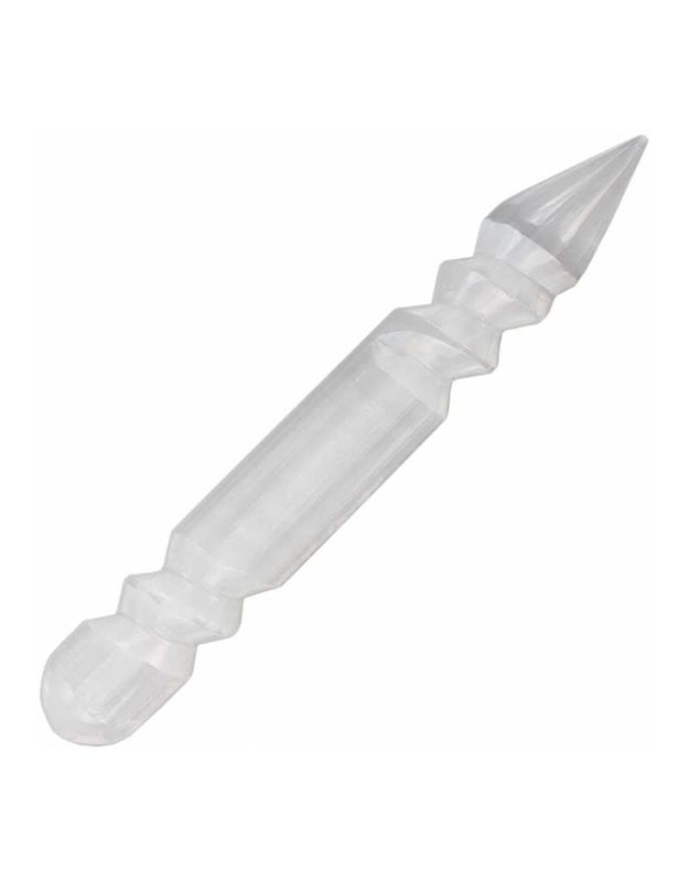 Selenite Massage Wand Spiral 6&quot;