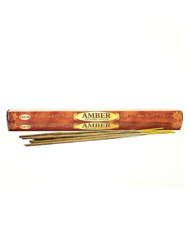 Amber HEM Incense Sticks