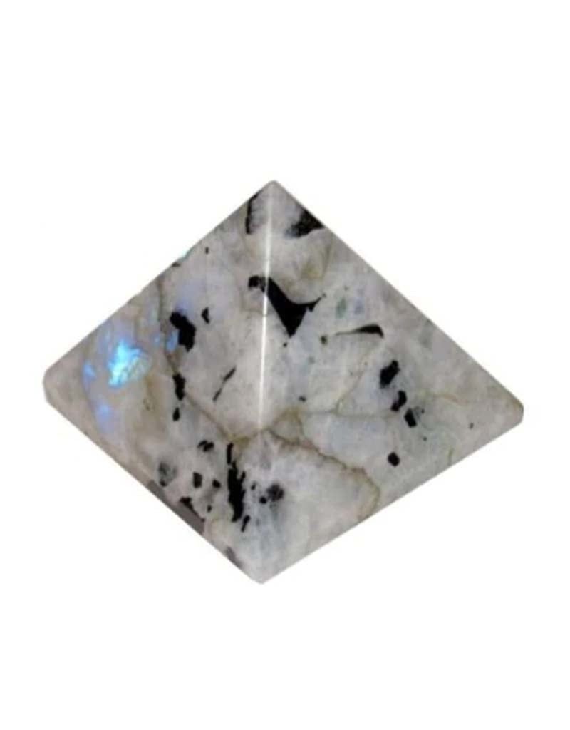 Rainbow Moonstone Pyramid 1 1/2in