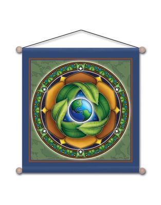 Conservation Temple Banner 30&quot; x 30&quot;
