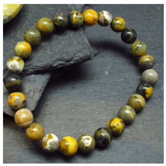 Bumblebee Jasper Bracelet 8mm