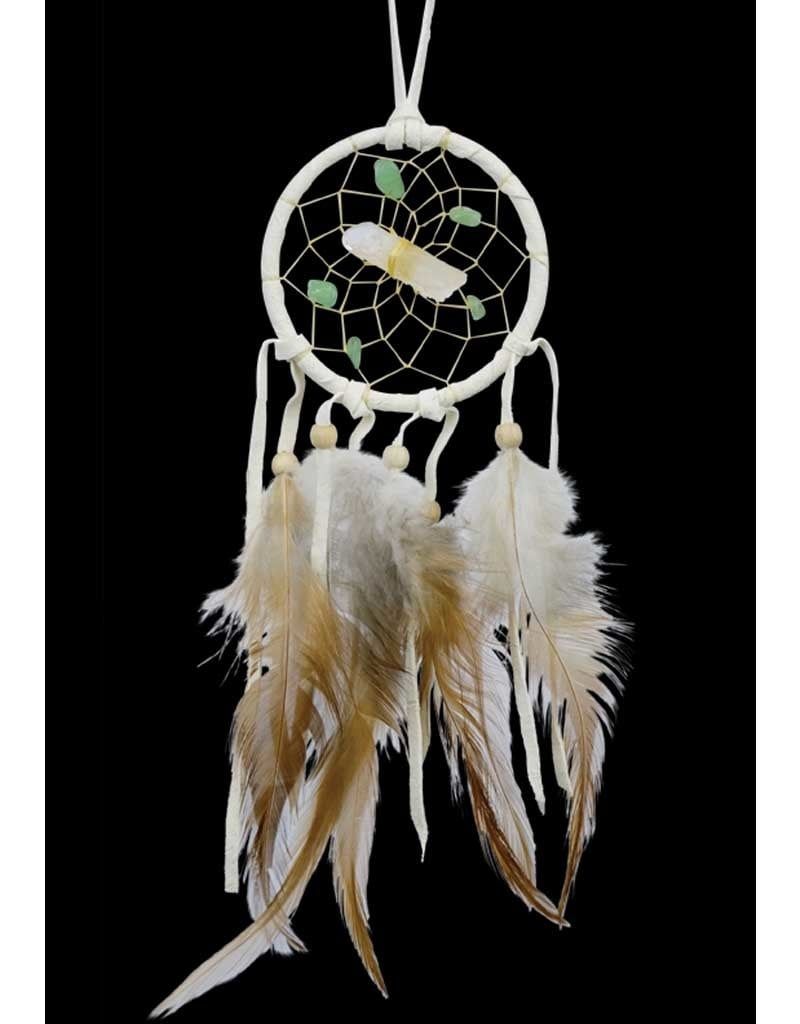 White 3&quot; Vision Seeker Dream Catcher