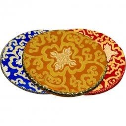 Assorted 5&quot; Singing Bowl Round Cushion
