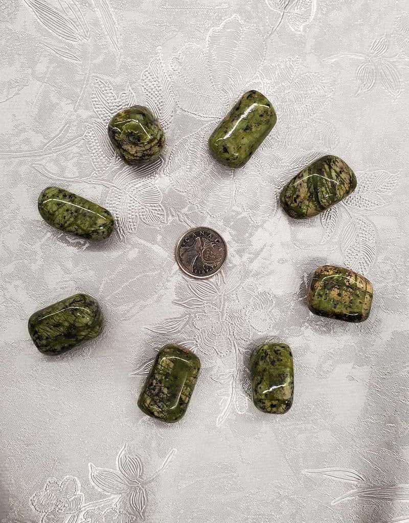 Himalayan Green Jasper Tumbled