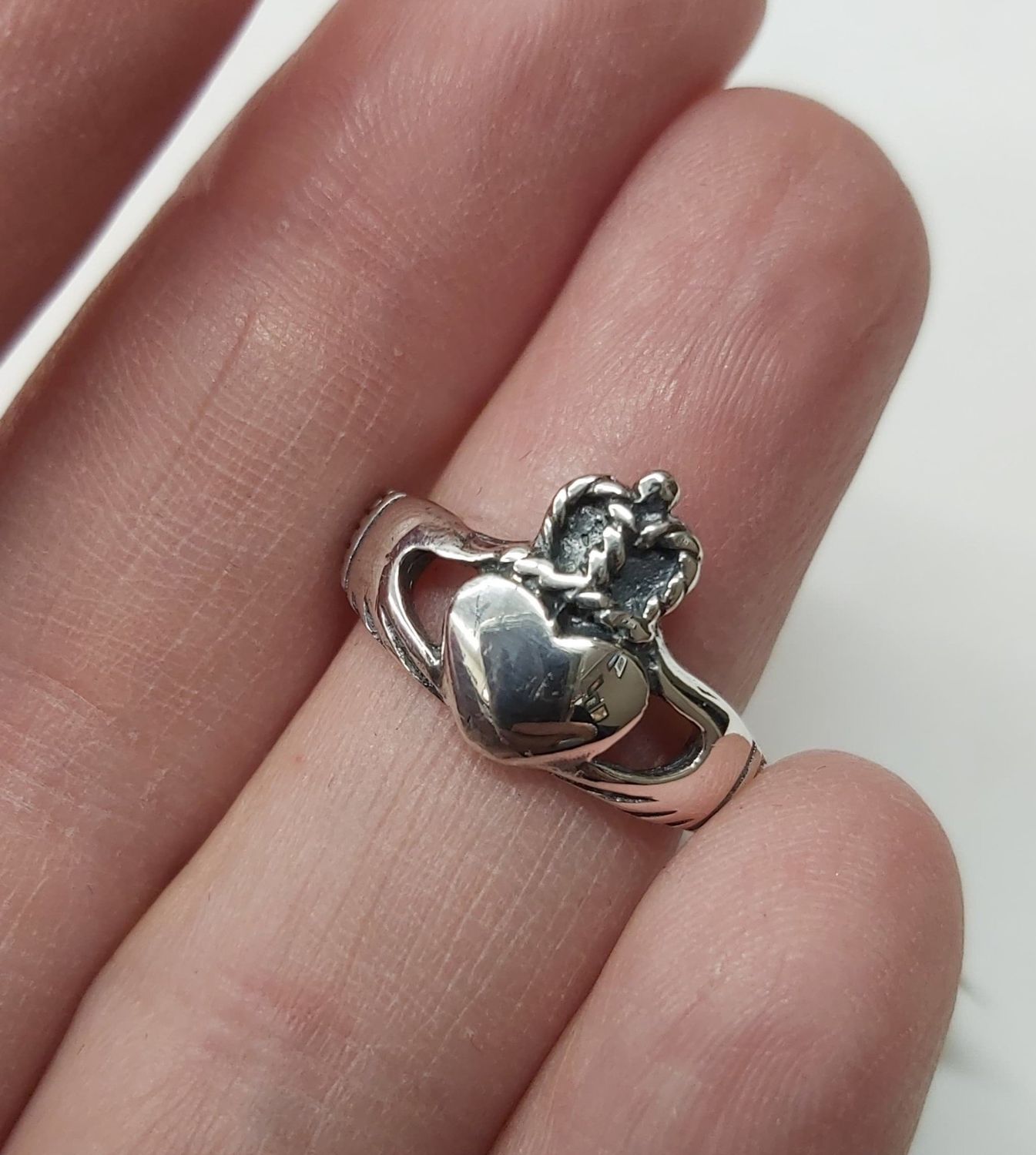 Claddagh Ring - Size 7 Sterling Silver
