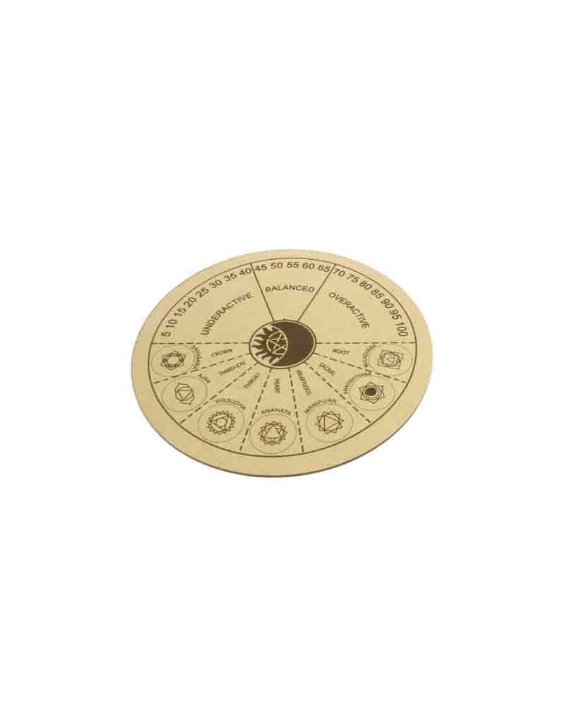 Wooden Chakra Pendulum Divination Board 8&quot;