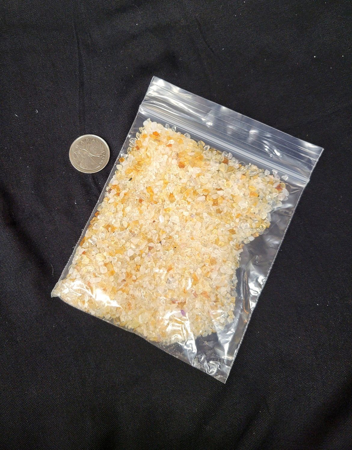 Crushed Crystal Chips - Citrine 100 gram
