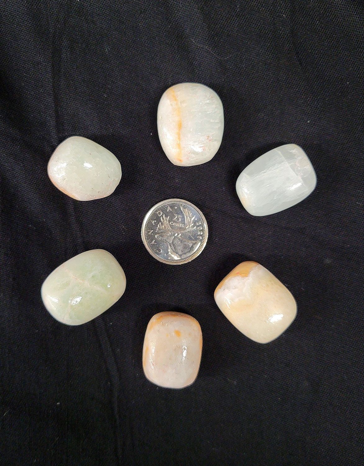 Caribbean Blue Calcite Tumble