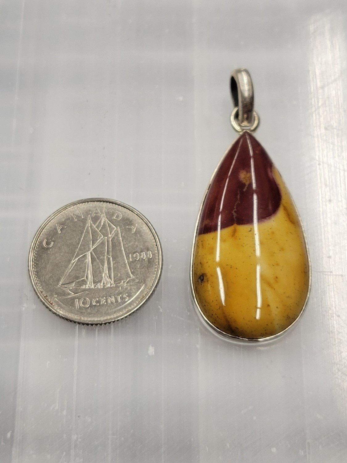 Mookaite Jasper Pendant C Sterling Silver