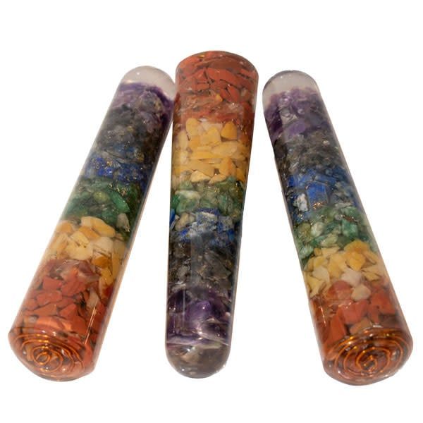 Chakra Orgonite Wand 4.5&quot;