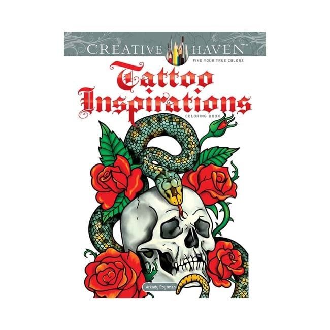 Tattoo Inspirations Coloring Book by Creative Haven